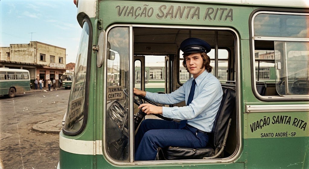 Seu José, motorista da Viação Santa Rita
